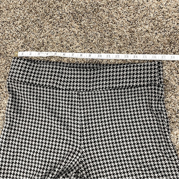 LOFT Outlet Gray/Black Houndstooth Legging Sz L - Picture 5 of 7